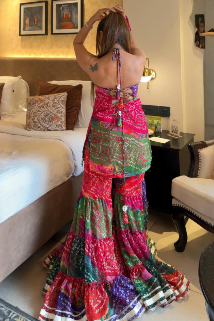 Pachrangi Sharara Set