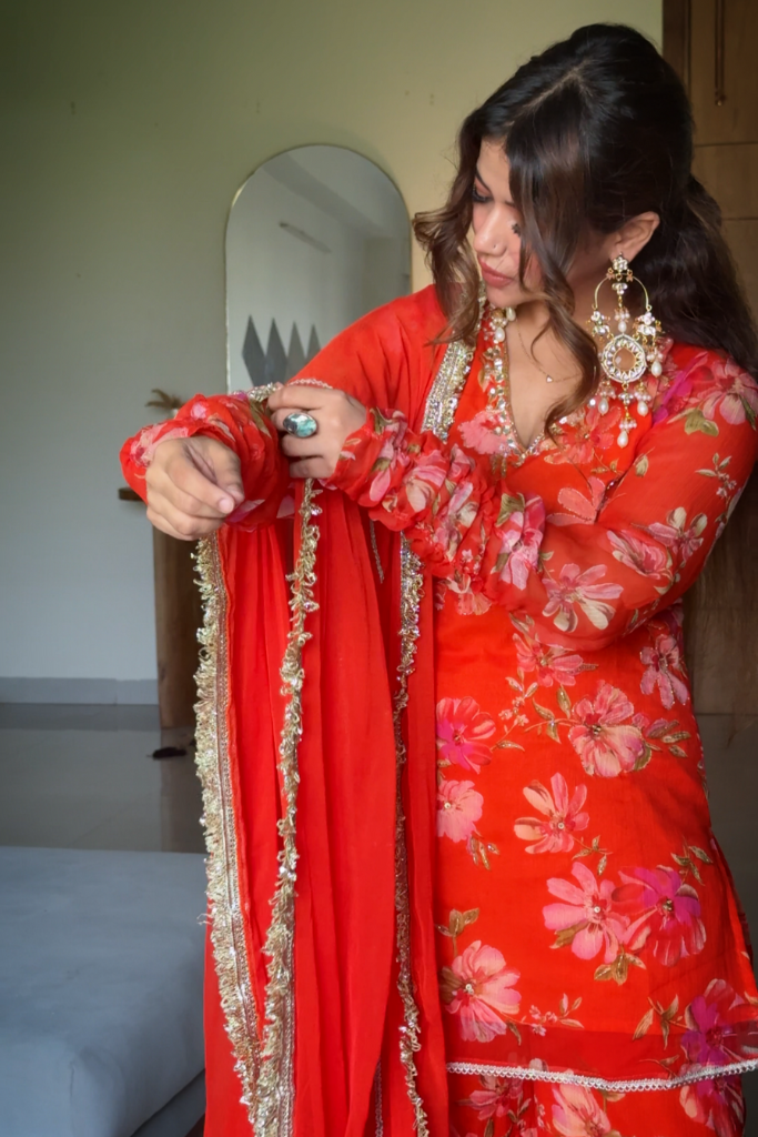 Radhika Sharara Set