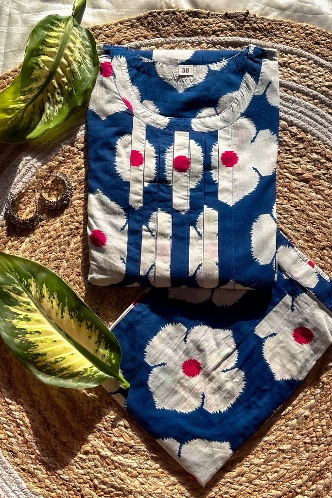 Nyra Blue Kurta Set