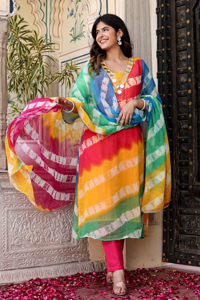 Reet Aaina Chiffon Set