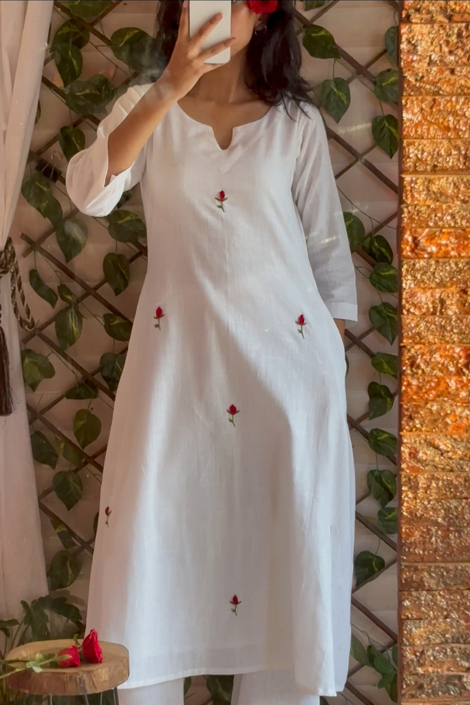 Rose Kurta Set