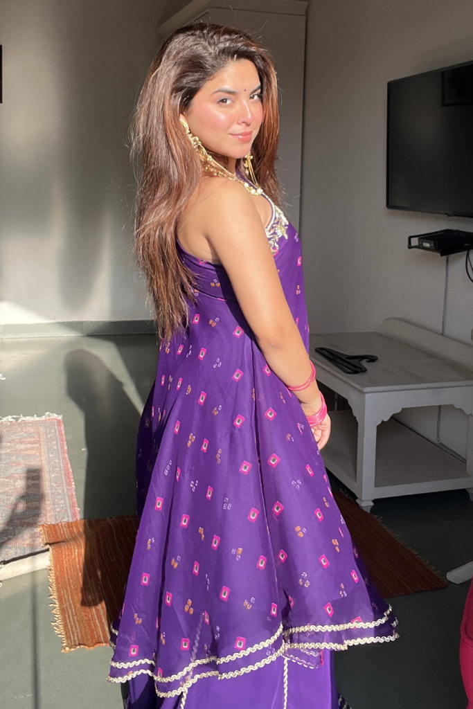 Mitali Bandhani Palazzo Set