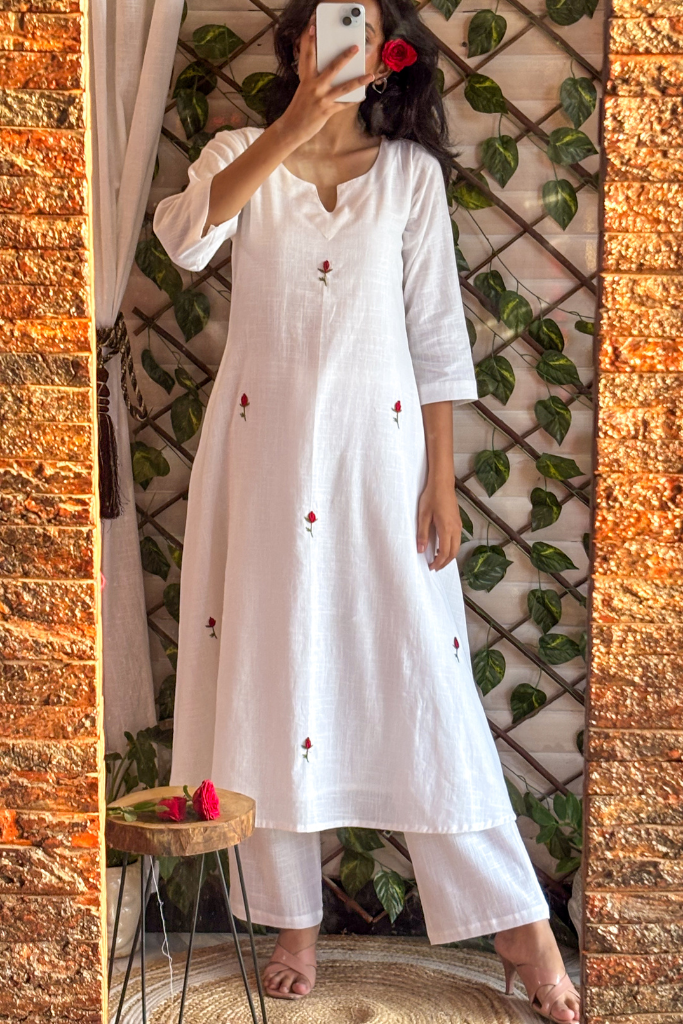 Rose Kurta Set