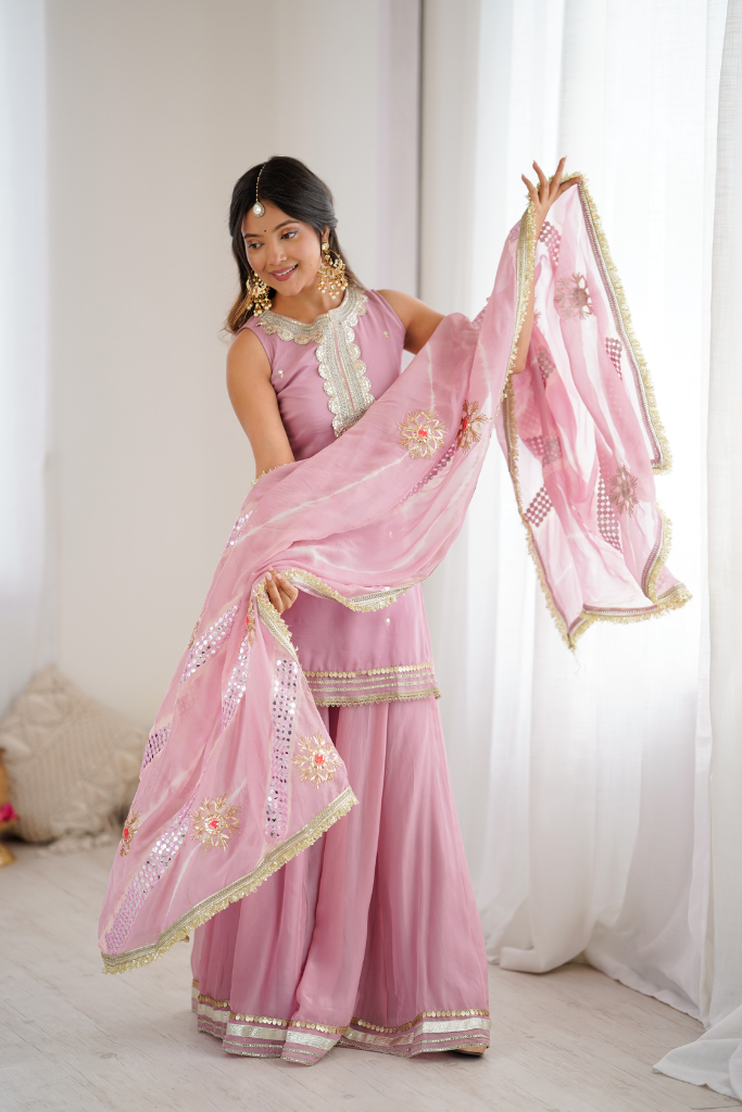 Jannat Sharara Set