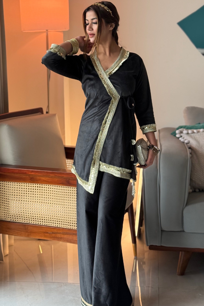 Makhmali Velvet Coord Set