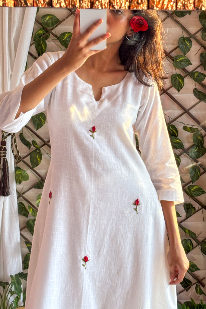 Rose Kurta Set