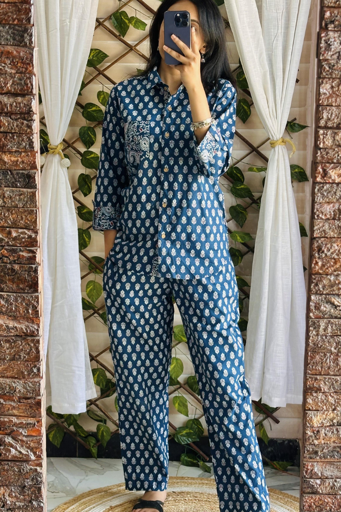 Indigo Coord Set