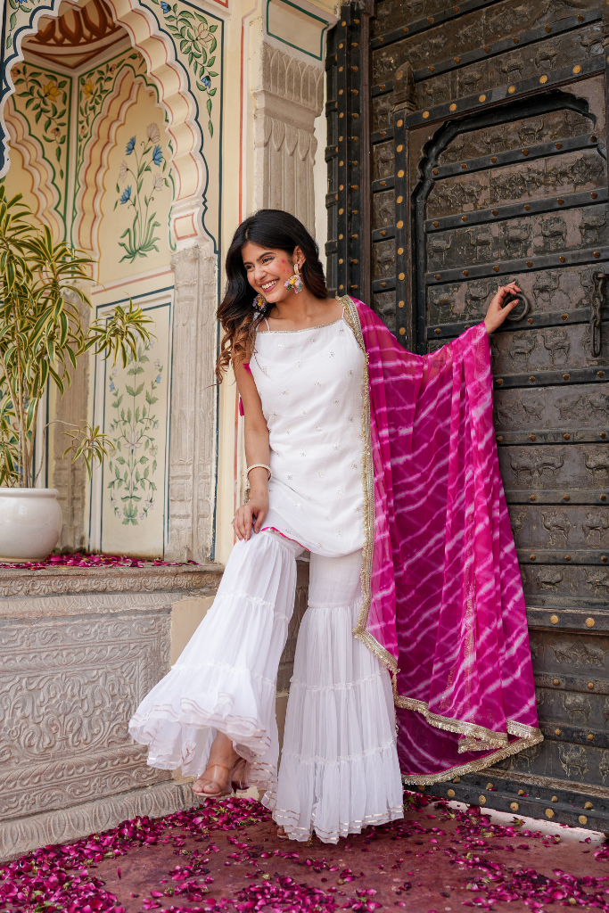 Rangrez Sharara Set