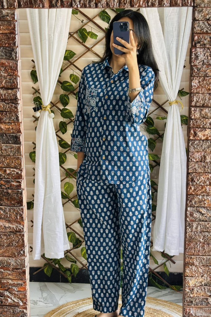 Indigo Coord Set