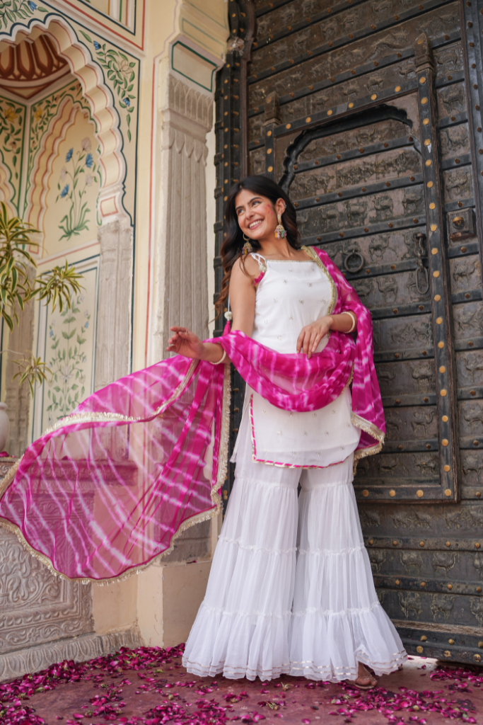 Rangrez Sharara Set