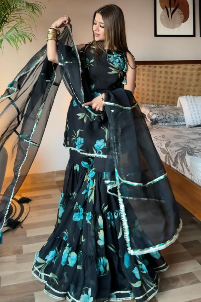 Nagma Chiffon Sharara Set