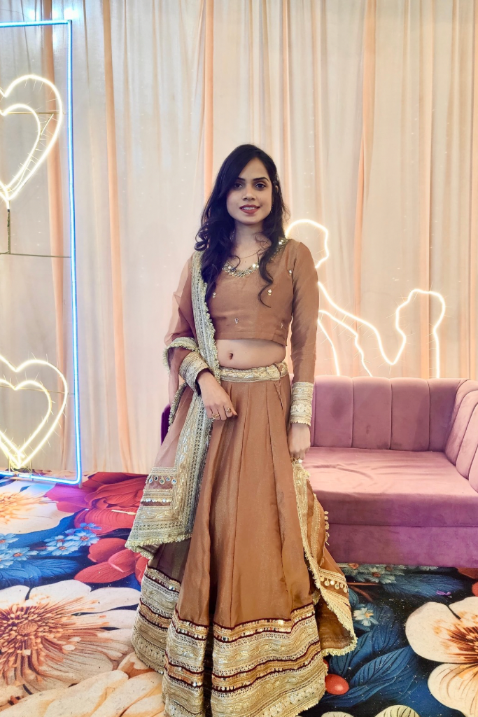 Meraki Tissue Lehenga Set