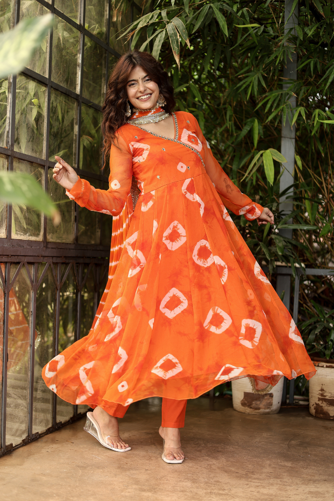 Chandrika Kesari Anarkali Set