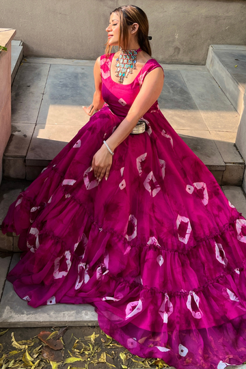 Royal Wine Gown