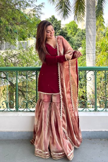 Haniya Sharara Set