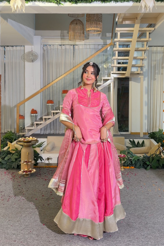 Rajsi Tissue Lehnga Set