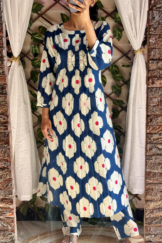 Nyra Blue Kurta Set