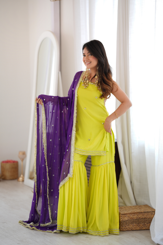 Sunshine Sharara Set