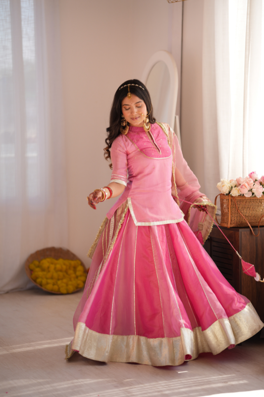 Rajsi Tissue Lehnga Set