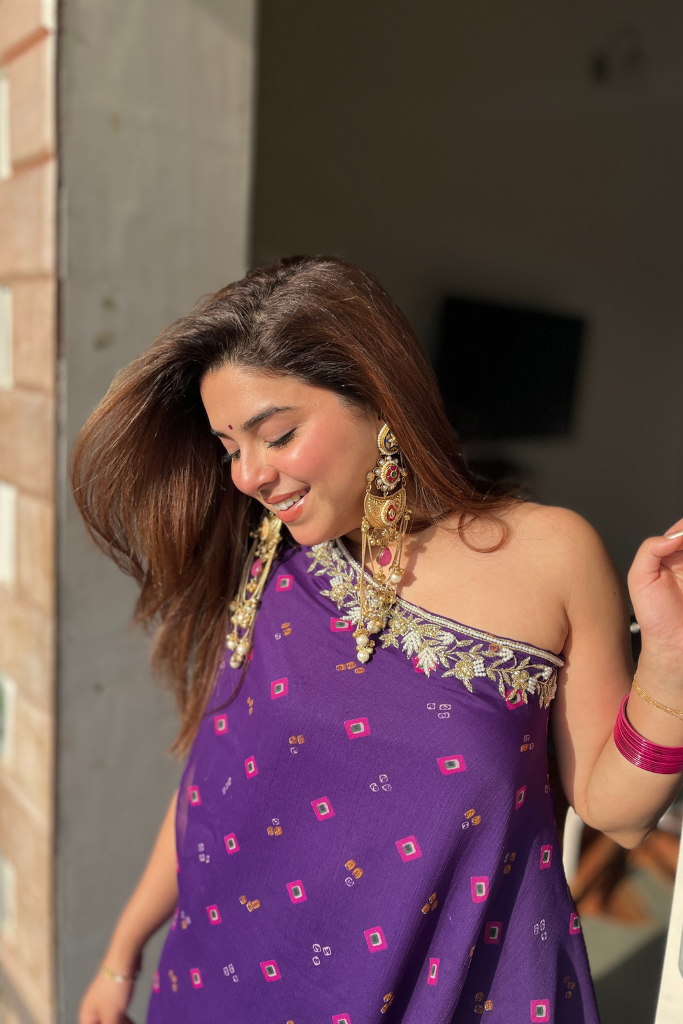 Mitali Bandhani Palazzo Set