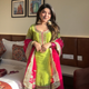 Khwahish Neon Sharara Set
