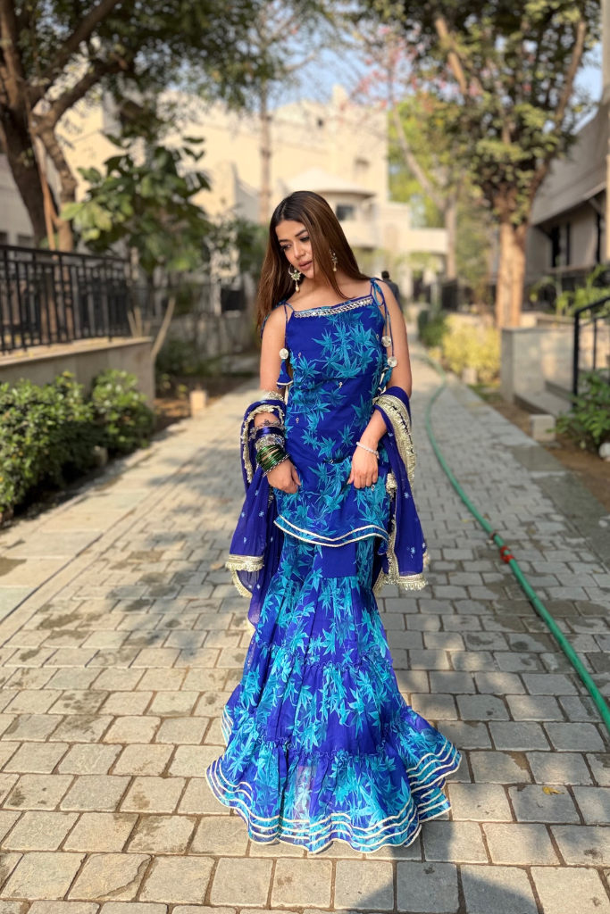 Sapphire Sharara Set