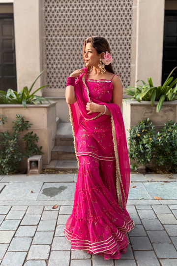 Rahat Sharara Set
