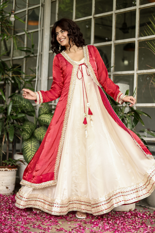 Nova Tissue Gown with Cosmos Jacket