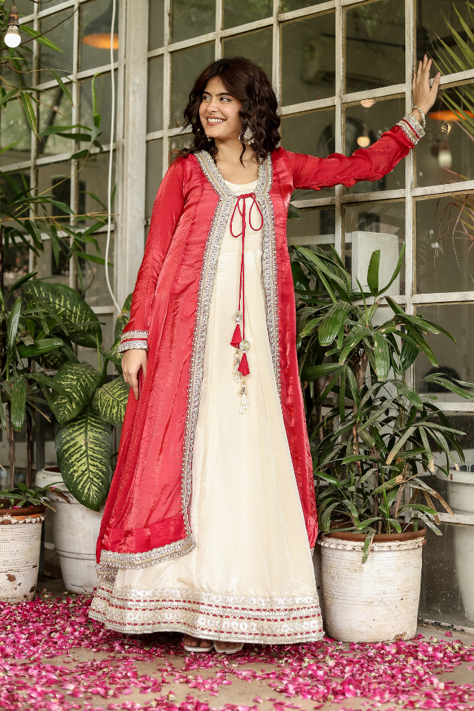 Nova Tissue Gown with Cosmos Jacket
