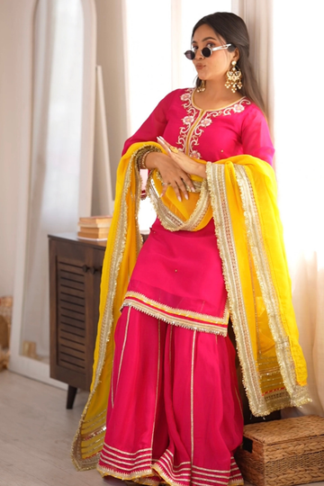 Anjali Sharara Set