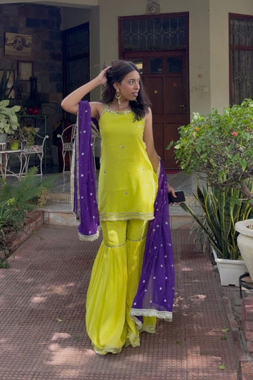Sunshine Sharara Set