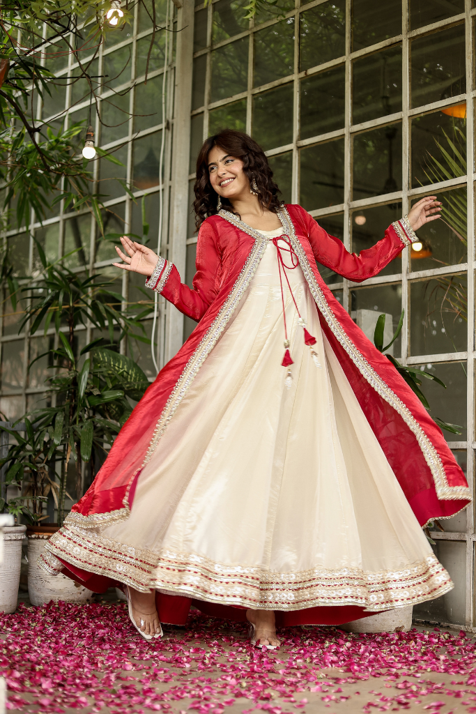 Nova Tissue Gown with Cosmos Jacket