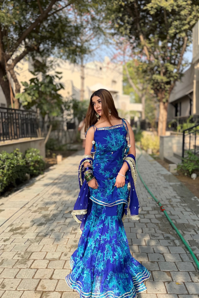 Sapphire Sharara Set