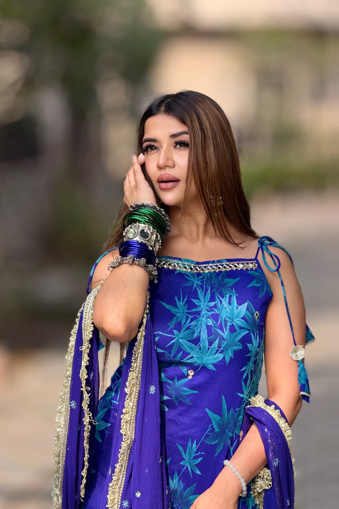 Sapphire Sharara Set