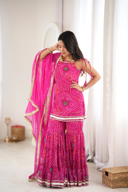 Banno Sharara Set