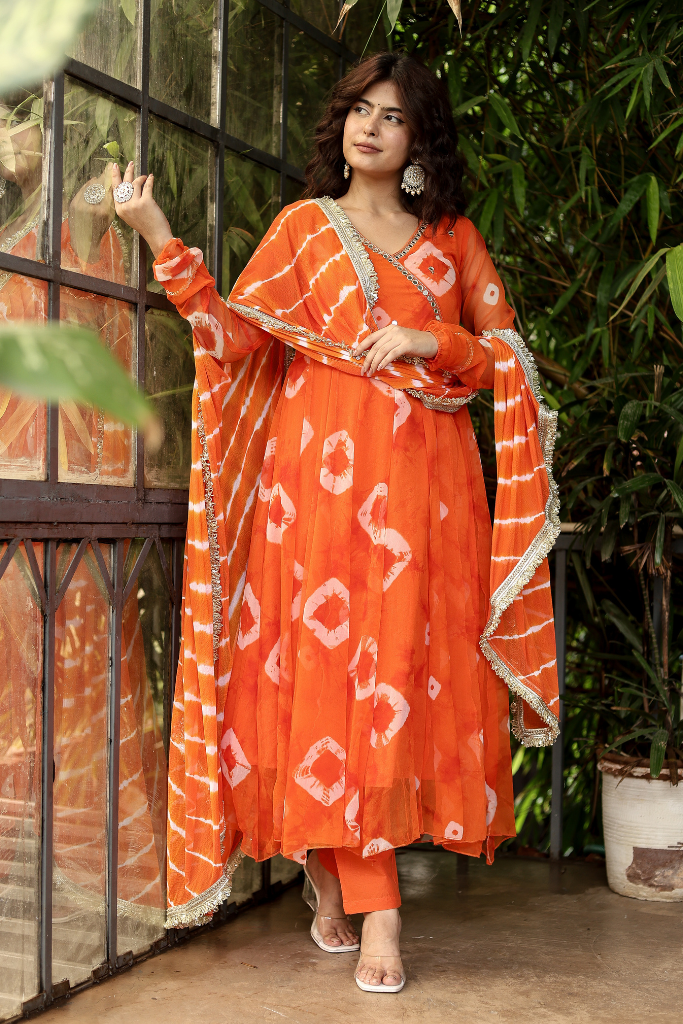 Chandrika Kesari Anarkali Set
