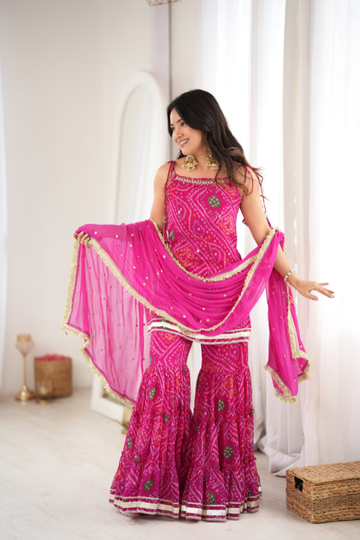 Banno Sharara Set