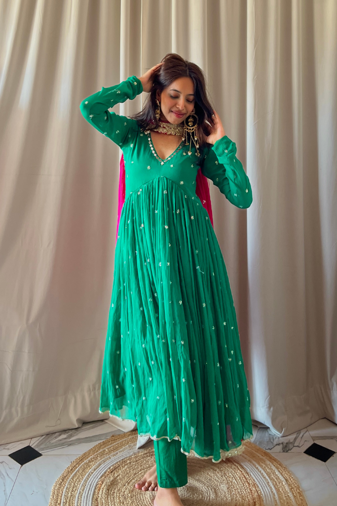 Tanya Anarkali Set