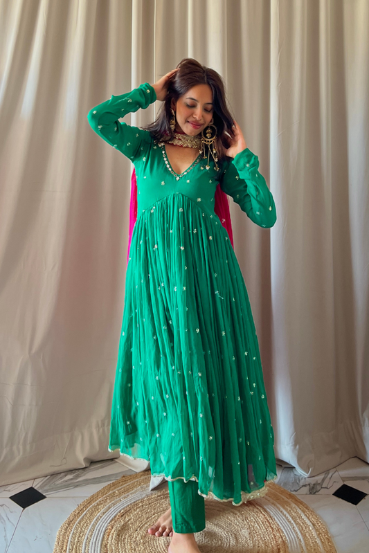 Tanya Anarkali Set
