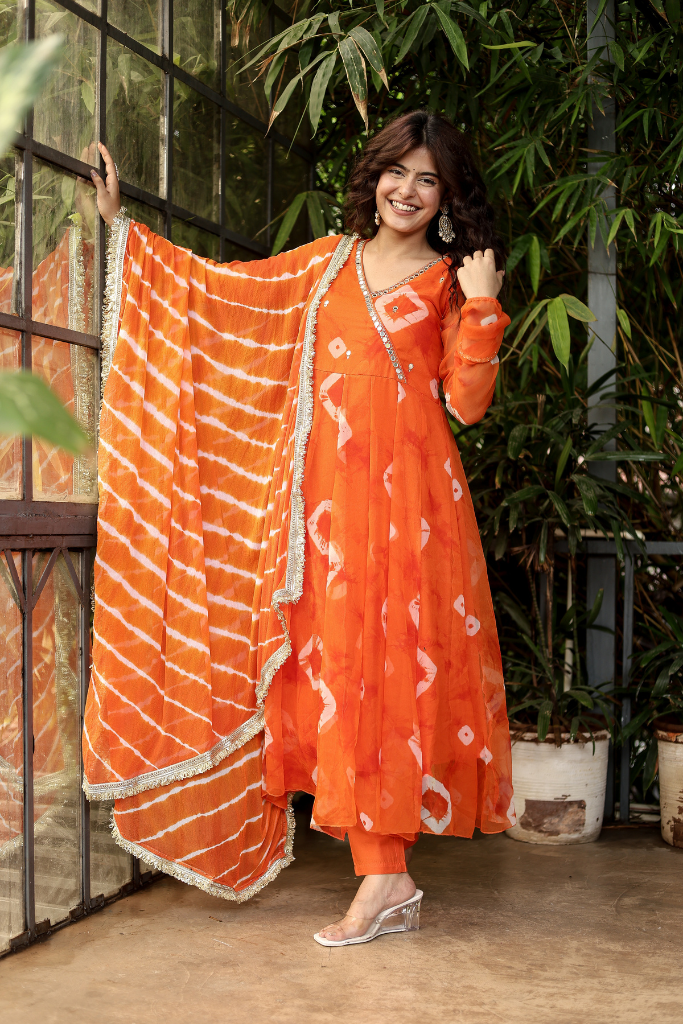 Chandrika Kesari Anarkali Set