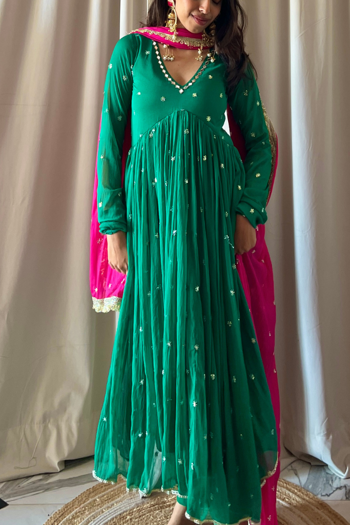 Tanya Anarkali Set