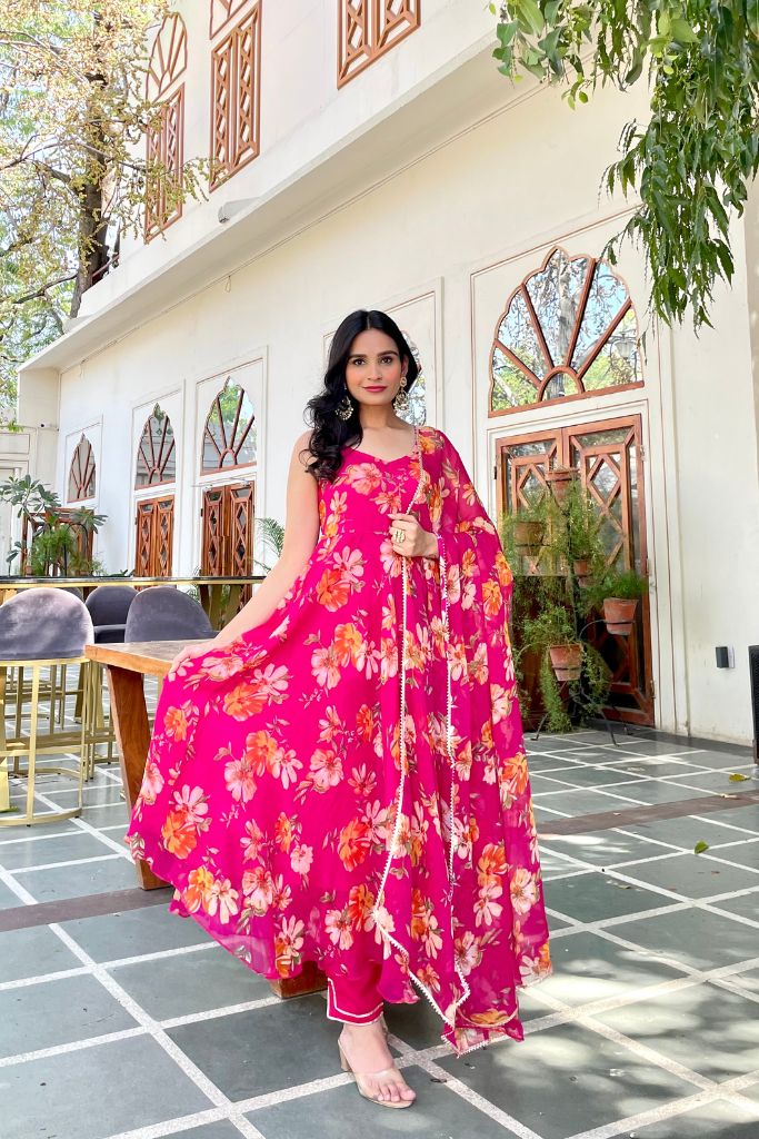 Apoorva Floral Anarkali Set