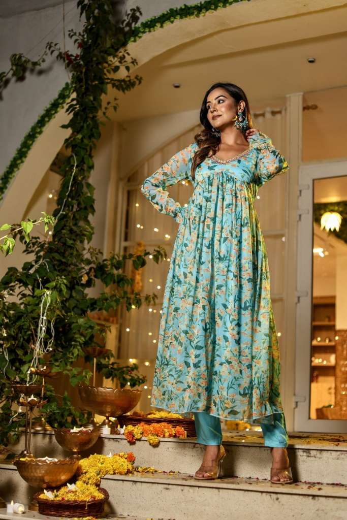 Rihana Chiffon Suit Set