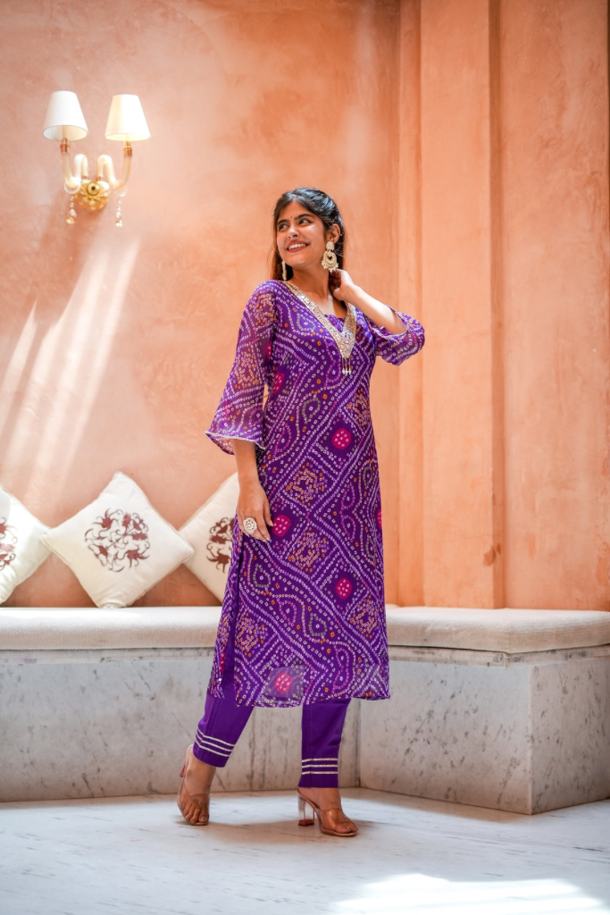 Sargam Aaina Chiffon Set